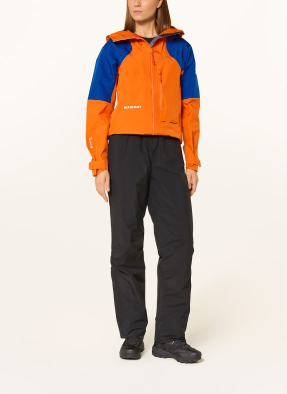 MAMMUT Hardshell-skijas EIGER NORDWAND ADVANCED ORANJE / BLAUW