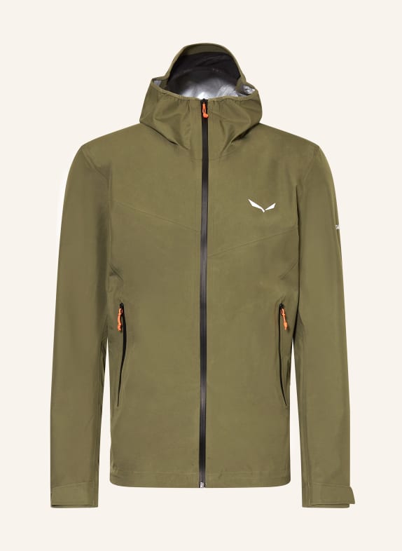 SALEWA Hardshell-Jacke PUEZ GTX 3L EPE OLIV
