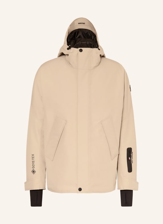 MONCLER GRENOBLE Skijacke LAMBIR GTX BEIGE / SCHWARZ