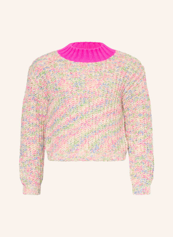 Billieblush Pullover mit Glitzergarn CREME / NEONROSA / NEONGRÜN