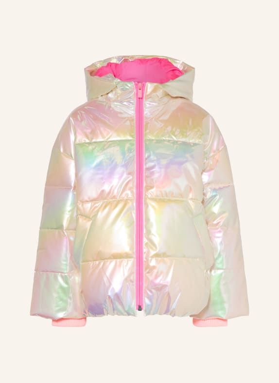 Billieblush Prošívaná bunda s flitry REŽNÁ / NEONOVĚ RŮŽOVÁ / NEONOVĚ ŽLUTÁ