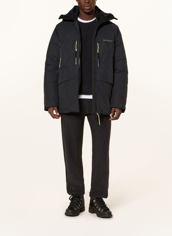 Peak Performance Parka din puf MOUNTAINLINE NEGRU
