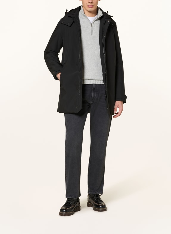 SAVE THE DUCK Parka NESTOR met afneembare capuchon ZWART