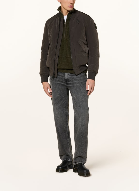 Blauer Blouson ARGUS mit DUPONT™ SORONA®-Isolierung SCHWARZ