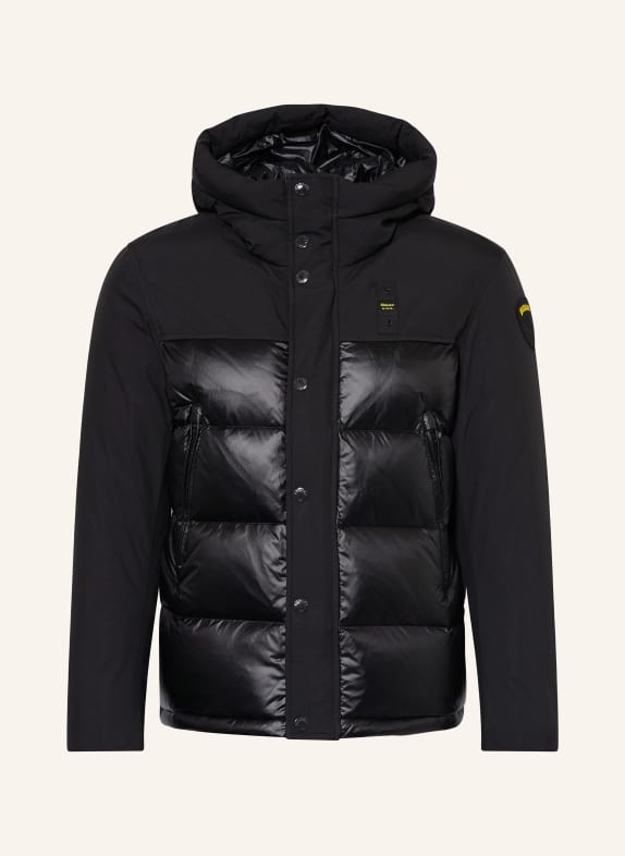 Blauer Daunenjacke BROOK SCHWARZ