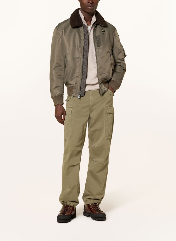 Blauer Blouson MARSHALL med DUPONT™ SORONA®-isolering OLIVGRÖN