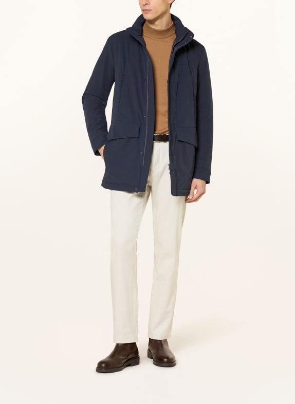 PAUL & SHARK Polní bunda TYPHOON® RE-4X4 s izolací Primaloft® TMAVĚ MODRÁ