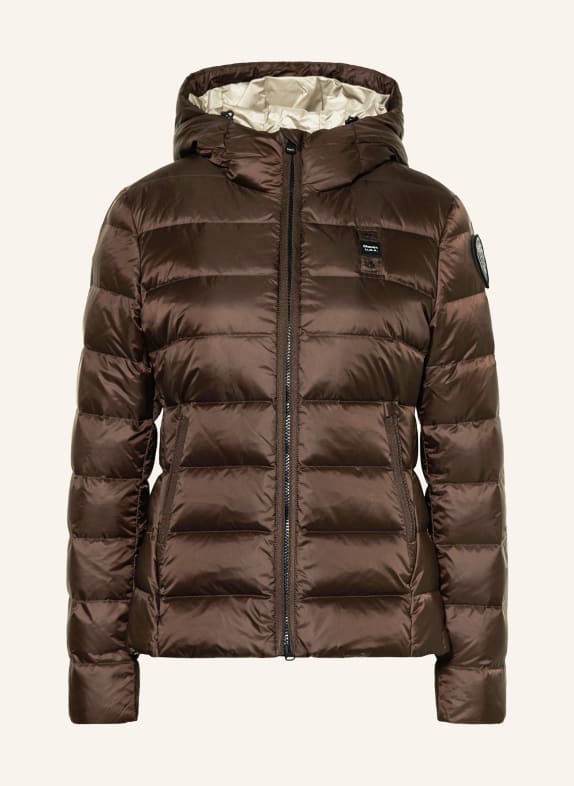 Blauer Kurtka puchowa CIEMNOBRĄZOWY