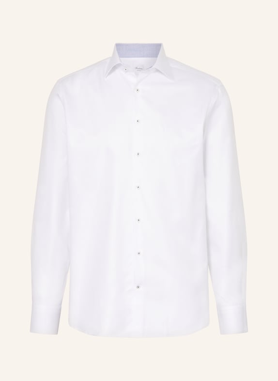 Stenströms Hemd Regular Fit WEISS / HELLBLAU