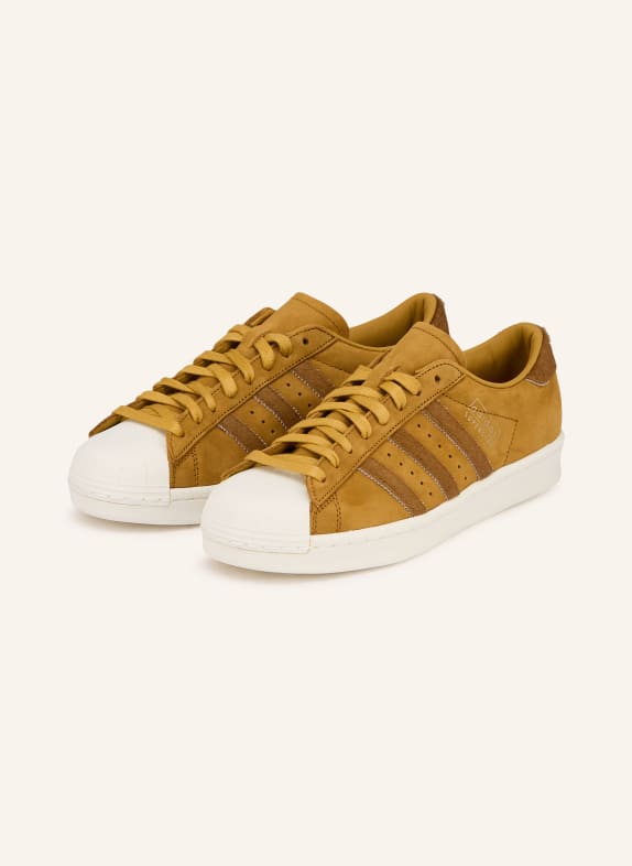 adidas Originals the shoe does a great job of muting out all the impact COGNAC / BROWN / CREAM