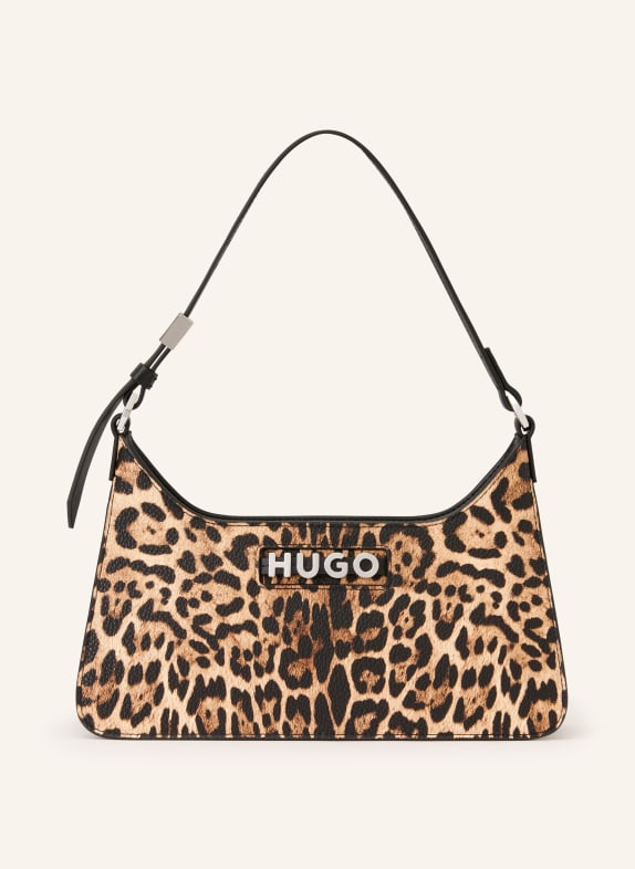 HUGO MEL handbag BROWN / DARK YELLOW / BLACK