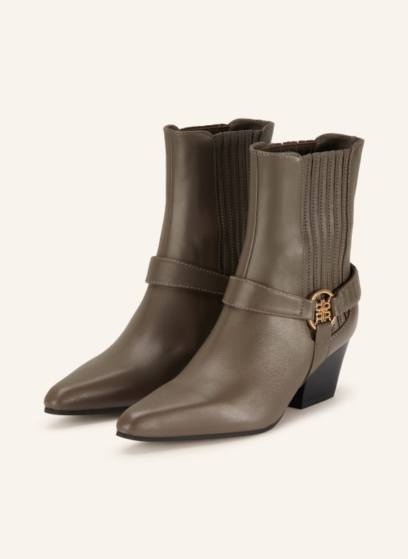 RIANI Cowboy Boots TAUPE / GOLD