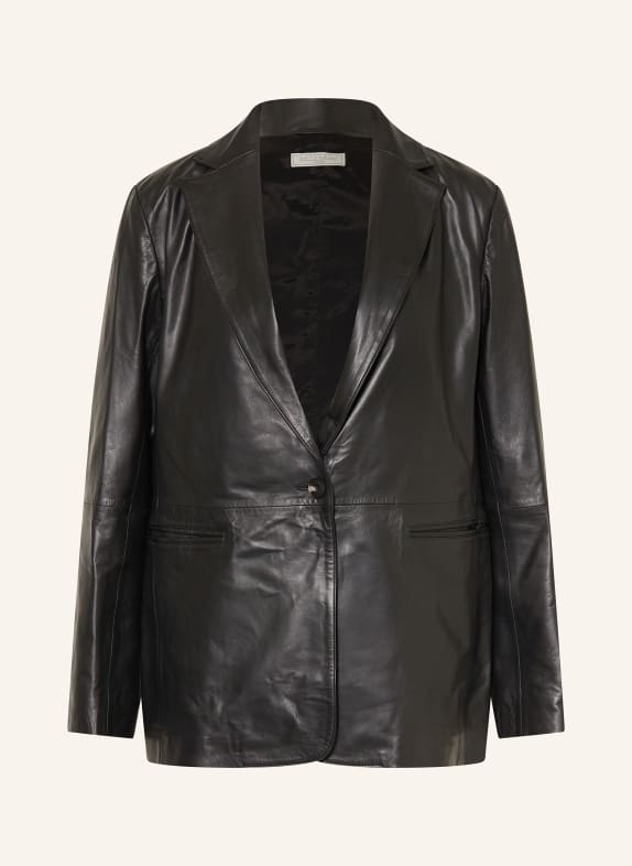 ANTONELLI firenze Lederblazer GRAPPA SCHWARZ