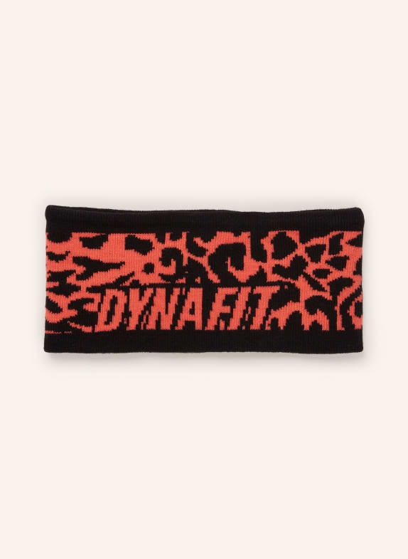 DYNAFIT headband BLACK / SALMON