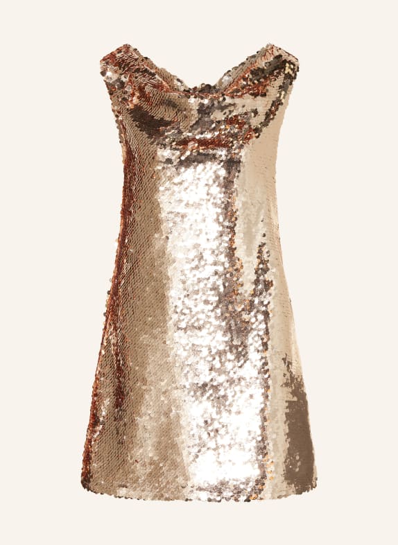 TED BAKER Cocktailkleid SIALLA mit Pailletten ROSÉGOLD