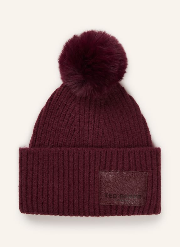 TED BAKER Mütze SERSHII DUNKELROT