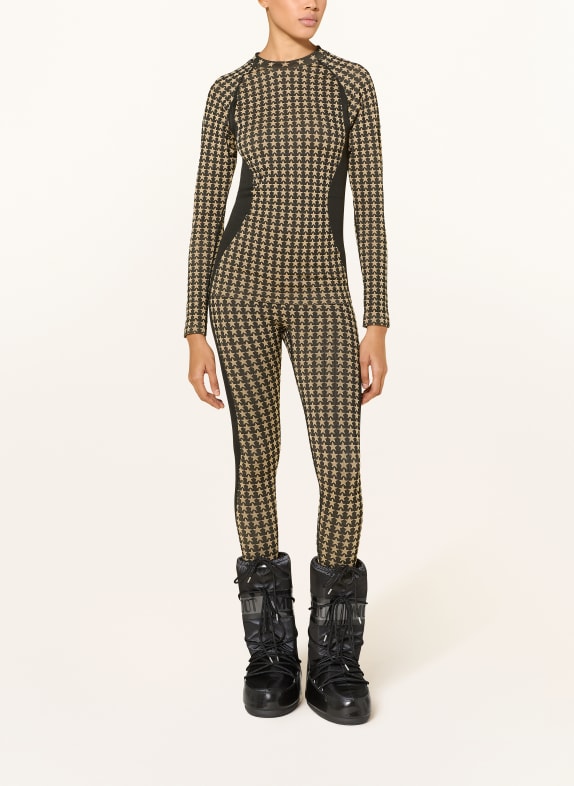 GOLDBERGH Longsleeve STARLET ZWART / CAMEL