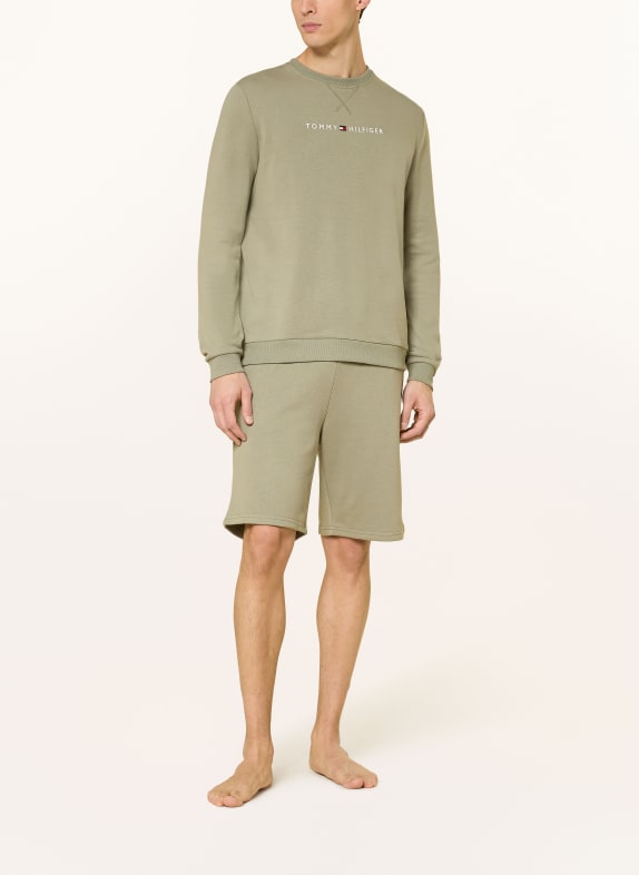 TOMMY HILFIGER Loungetröja OLIVGRÖN