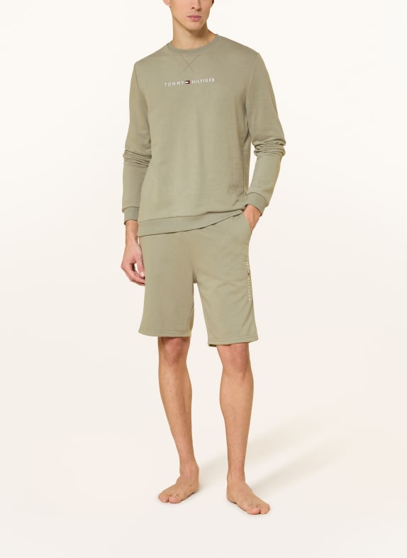 TOMMY HILFIGER Lounge-sweatshorts LJUSGRÖN