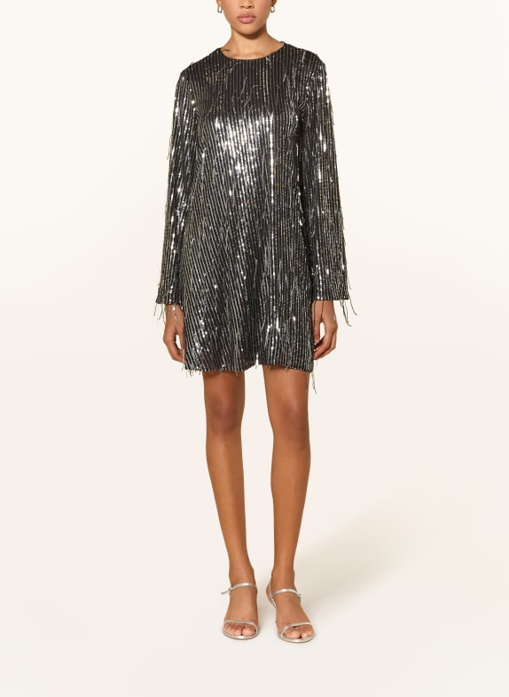 Y.A.S. Cocktailkleid SCHWARZ / SILBER