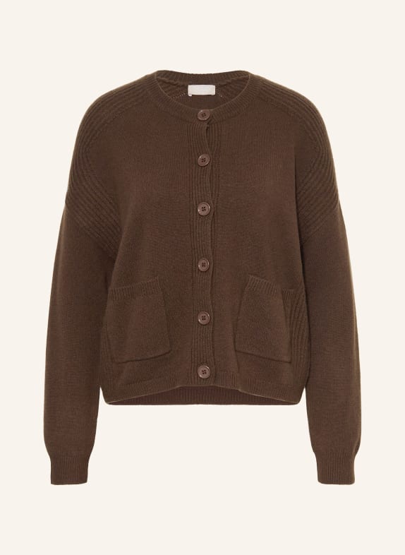 LIU JO cardigan DARK BROWN