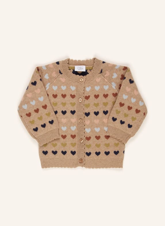 HUST and CLAIRE Strickjacke TAUPE