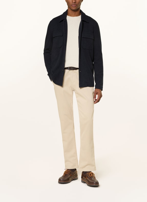 MOS MOSH Gallery Overshirt MMGAUSTIN DONKERBLAUW