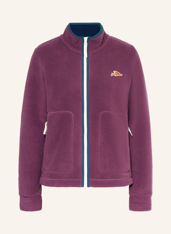 CAFÉ DU CYCLISTE Fleecejacke DOMITILLE DUNKELLILA