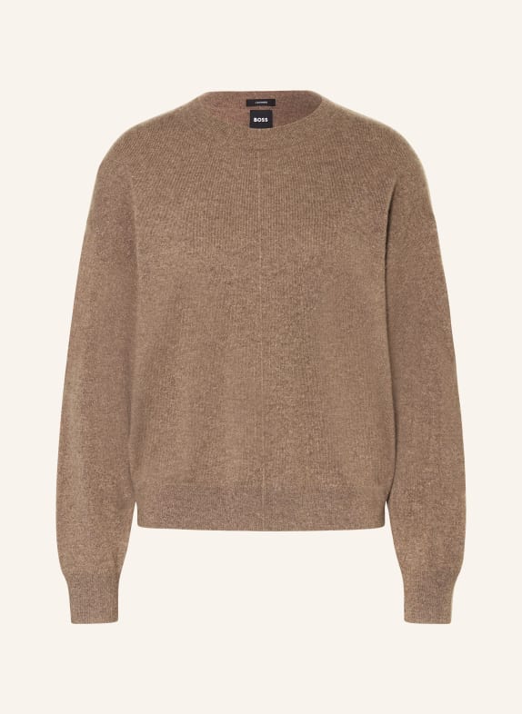 BOSS Cashmere-Pullover FASCONA BRAUN