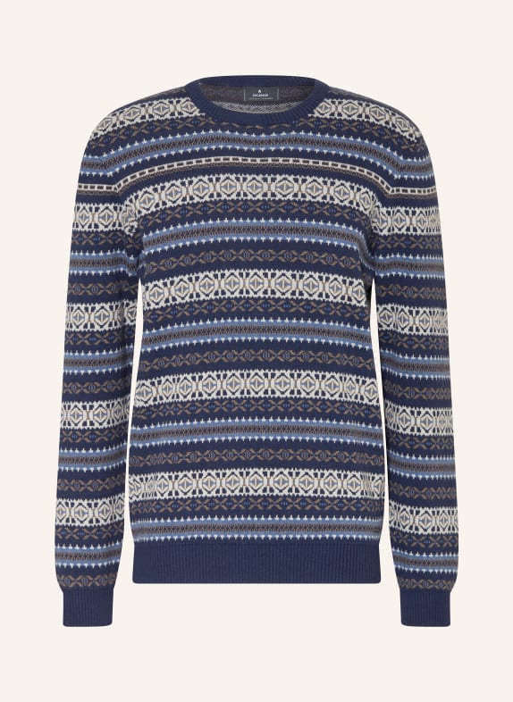RAGMAN Pullover DUNKELBLAU / BEIGE / BLAU