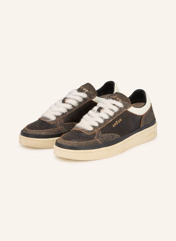 GHOUD Sneaker PADS DARK BROWN / LIGHT BROWN / CREAM