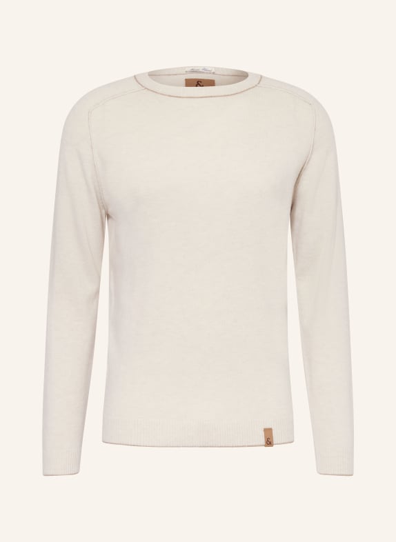 COLOURS & SONS Pullover mit Merinowolle ECRU