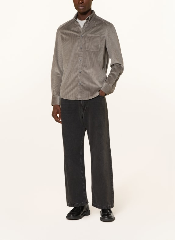 DRYKORN Kordhemd LIET Comfort Fit TAUPE