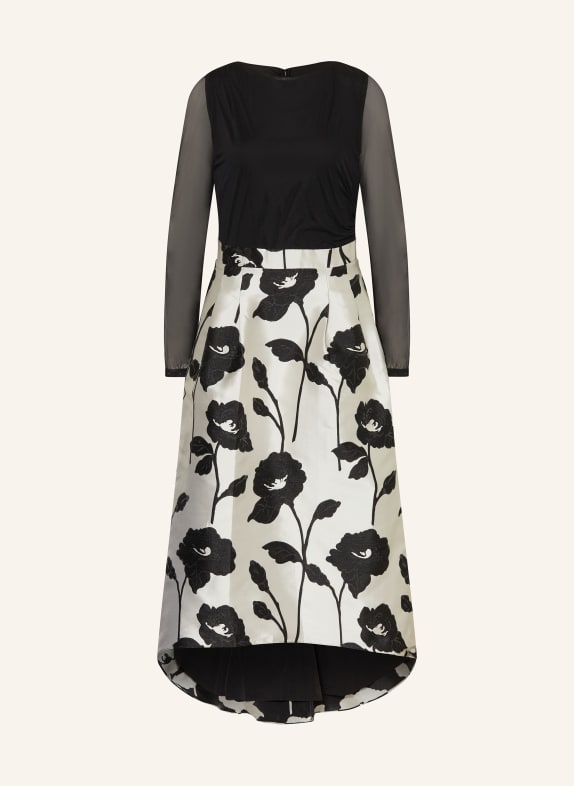 APART Abendkleid SCHWARZ / ECRU