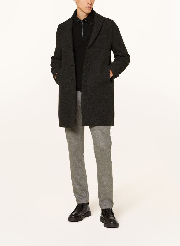 HARRIS WHARF LONDON Wollmantel DUNKELGRAU