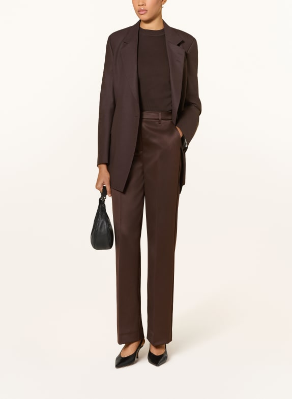CPH MUSE Marlene-broek CMSHINE MARRON FONCÉ