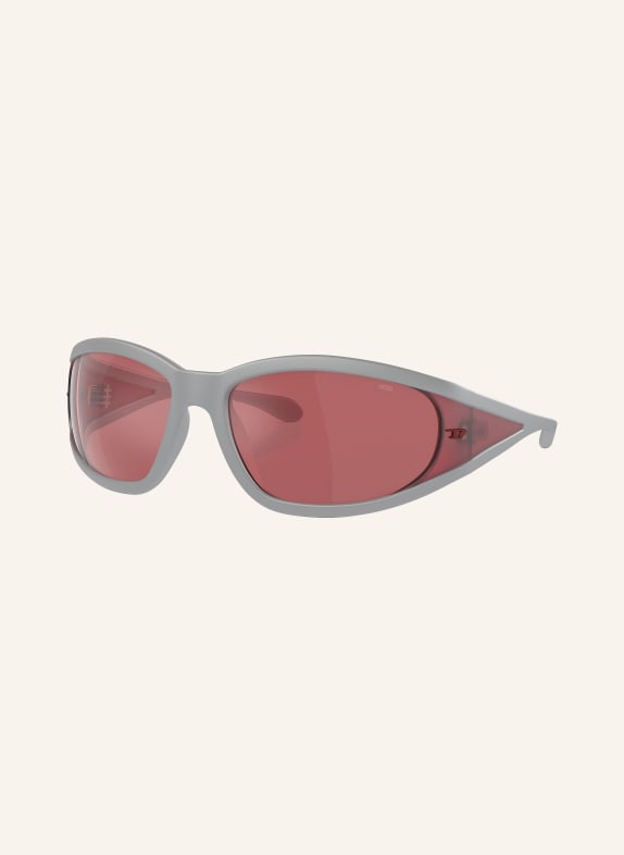 DIESEL Sunglasses DL3002 GRAY MATT/ RED