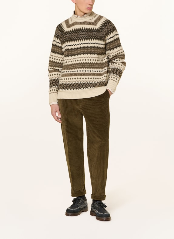 Barbour Pullover HASE FAIR ISLE BEIGE / TAUPE / KHAKI