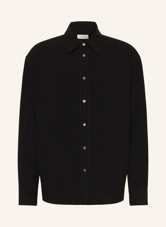 LEMAIRE Hemd SCHWARZ