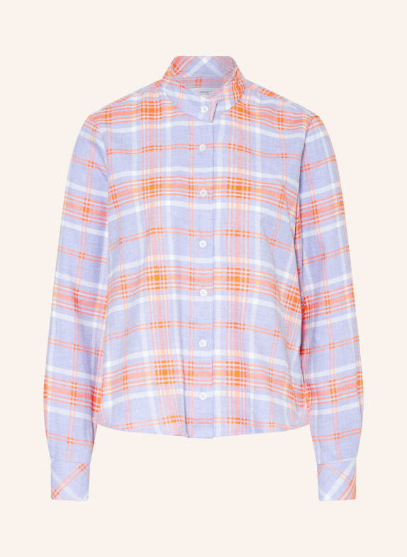 rossana diva Flanellbluse HELLLILA / ORANGE / WEISS