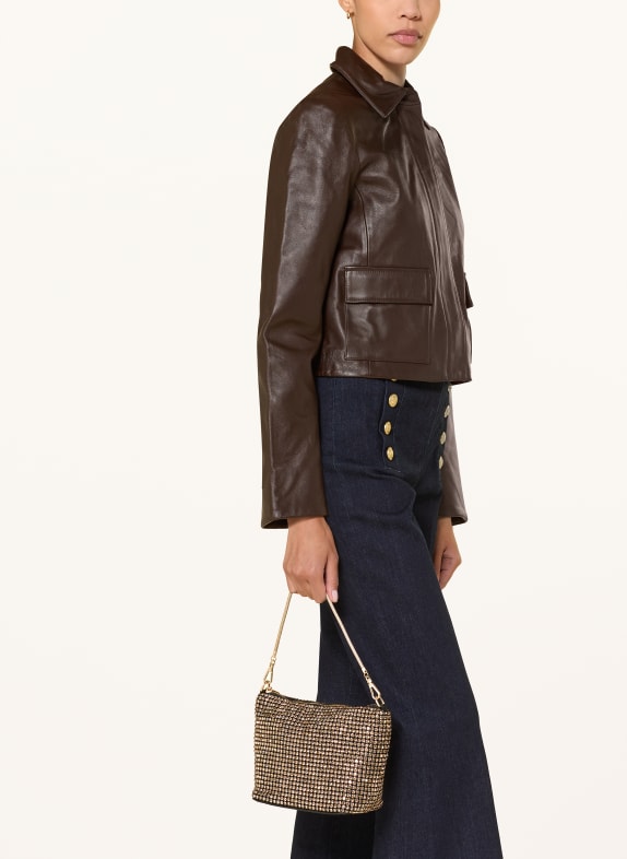 REISS CRYSTAL handbag GOLD