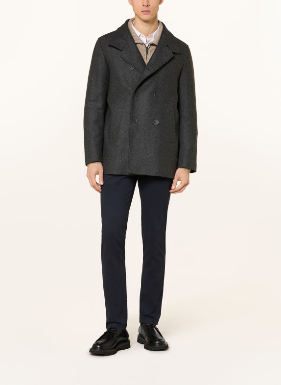 HERNO cabanjacke GRAY / DARK GRAY