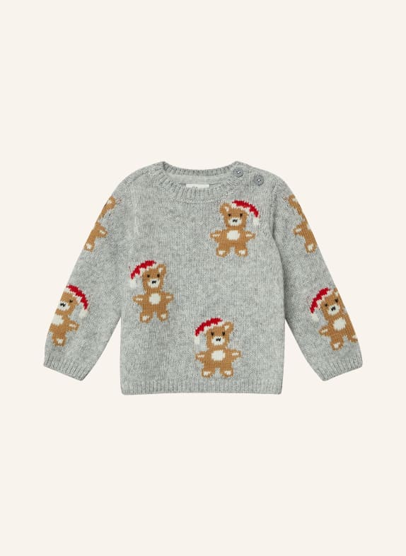 s.Oliver RED Pullover HELLGRAU / HELLBRAUN / ROT