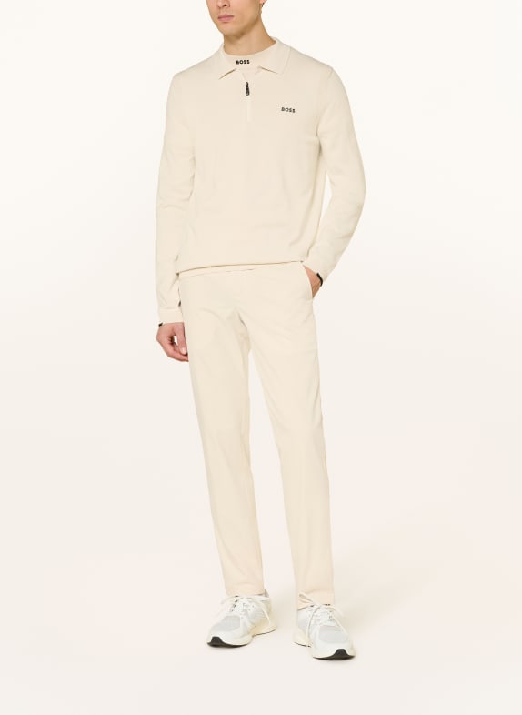 BOSS Strick-Poloshirt EVER X CREME