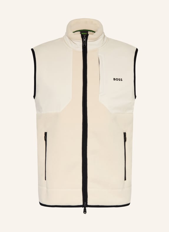 BOSS Fleece-Weste SVEEDY CREME