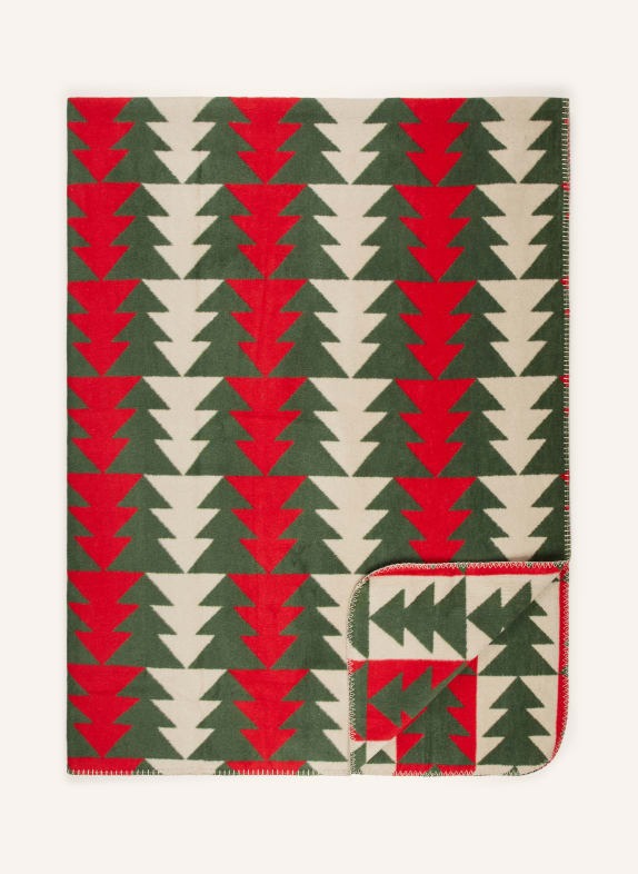 PAD Plaid ROT / CREME / DUNKELGRÜN