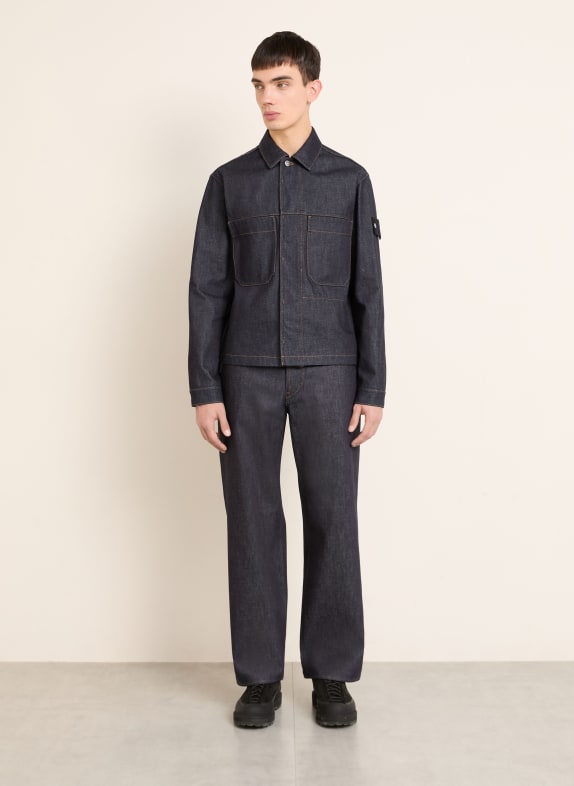 STONE ISLAND Jeans DENIM PROJECT Loose Fit VJ200 BLUE RAW