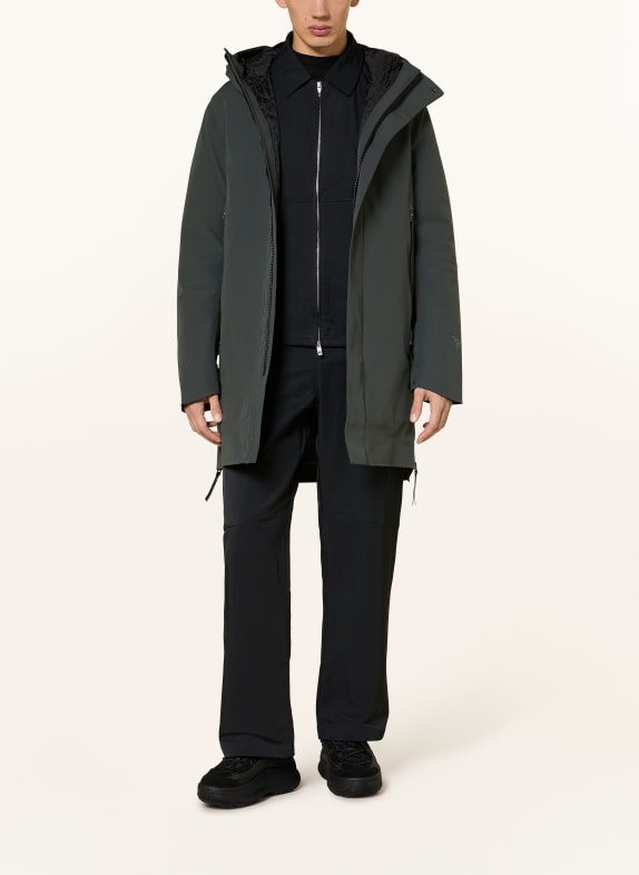 KRAKATAU 2-in-1-parka PLANCK LINER GROEN