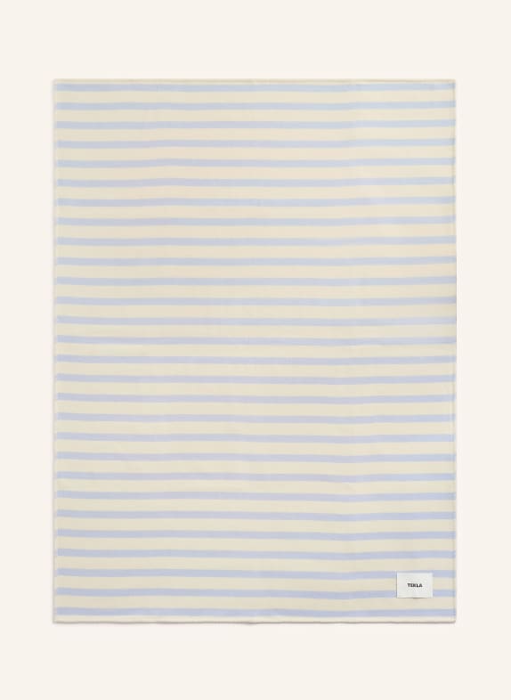 TEKLA Plaid BÍLÁ / TMAVĚ MODRÁ