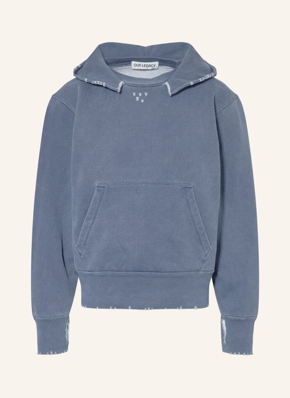 OUR LEGACY RELIC hoodie BLUE